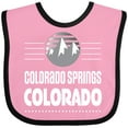 thumbnail image 3 of Inktastic Colorado Springs Colorado Mountains Boys or Girls Baby Bib, 3 of 4