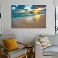 thumbnail image 6 of Beautiful Sunrise at The Most Famous Lanikai Beach in Kailua, Oahu Hawaii Canvas Print - Beach Canva Poster for Room Aesthetics Canvas Wall Art Poster, 6 of 7