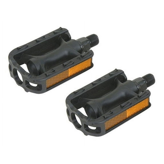 Pedals 9/16" 105n Black. Bike pedals, bicycle pedal, mostly for bikes with three piece crank, track, fixie,