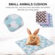 thumbnail image 2 of Alfombrilla de cama de forro polar para mascotas, conejo, chinchilla, hámster, almohadilla cálida para nido (rosa L) Likrtyny Para estrenar, 2 of 9
