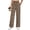 Bm 10 Apricot Brown LD, variant on Airmenty Pajamas Pants for Women Pajama Bottoms Casual Lounge Loose Pants Summer Pants with Pockets S-2XL