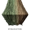 thumbnail image 3 of Party Runner,Gradient Crinkle Sheer Gauze Long Table Cover With Multi Tone Color Options,Reception Cake Mat Used For Bohemian Wedding Classroom Event Decor, 3 of 7