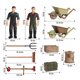 thumbnail image 3 of Juego De Accesorios Para Alimentos De Alimentación Agrícola, Figuras En Miniatura De Herramientas Agrícolas Interactivas Para E Hijos Para El Hogar, 3 of 8