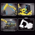 thumbnail image 4 of Moter Power-excavadora de coche técnico con Control remoto para niños, 2023, bloques de construcción, camión de ingeniería, juguetes, juegos Moc, regalo, 4 of 4