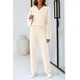 thumbnail image 4 of Conjunto de Ropa Cómoda PRETTYGARDEN Dos Piezas Suéter Beige Talle S, 4 of 8