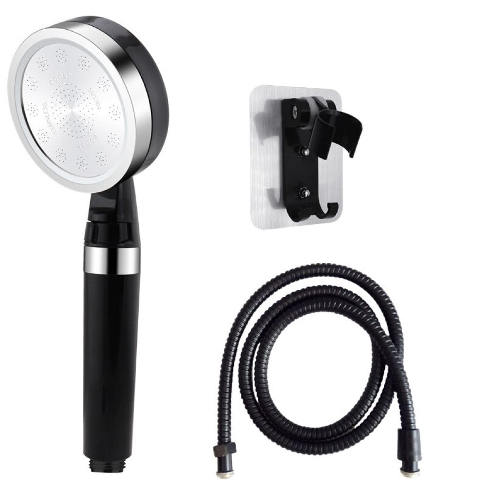 VEHHE 9.3 cm Black big panel Adjustable Filter Shower Head Water saving