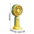 thumbnail image 4 of ICQOVD Portable Fan Usb Rechargeable Handheld Mini Fan Compact Lightweight Portable Fan for Students Travel Outdoor, 4 of 7