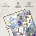 thumbnail image 6 of Elephant Stock Floral Jewel Garden Ii Wall Art - Vertical Multi Panel Canvas - Living Room Wall Decor - Floral And Botanical Multi Panel - Beige And Gray Decor By Danhui Nai - 32" x 50", 6 of 8
