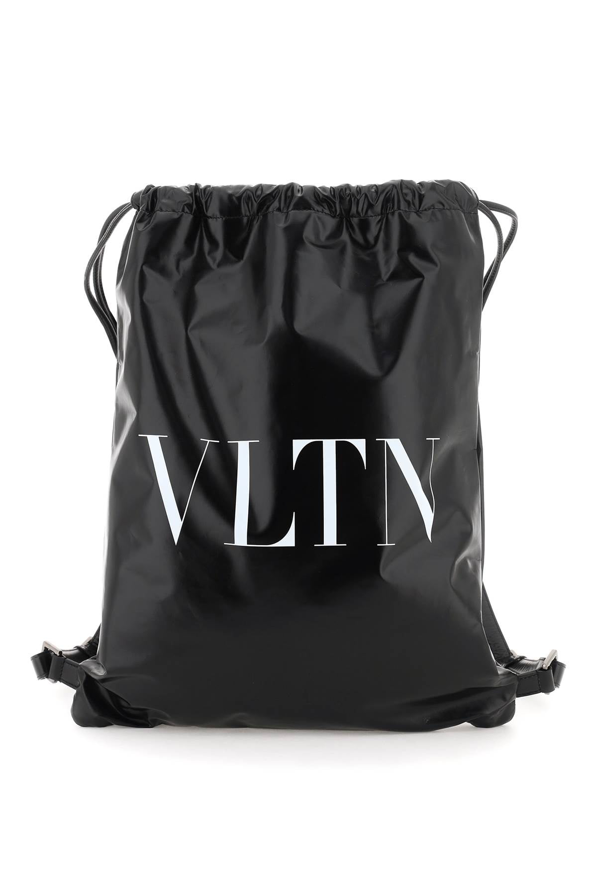 Valentino Garavani Black #39;VLTN#39; Messenger Bag