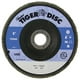 Weiler Tiger Abrasive Flap Disc, Type 29, Threaded Hole, Phenolic Backing, Zirconia Alumina, 6" Dia., 60 Grit (Pack of 1) – image 1 sur 1