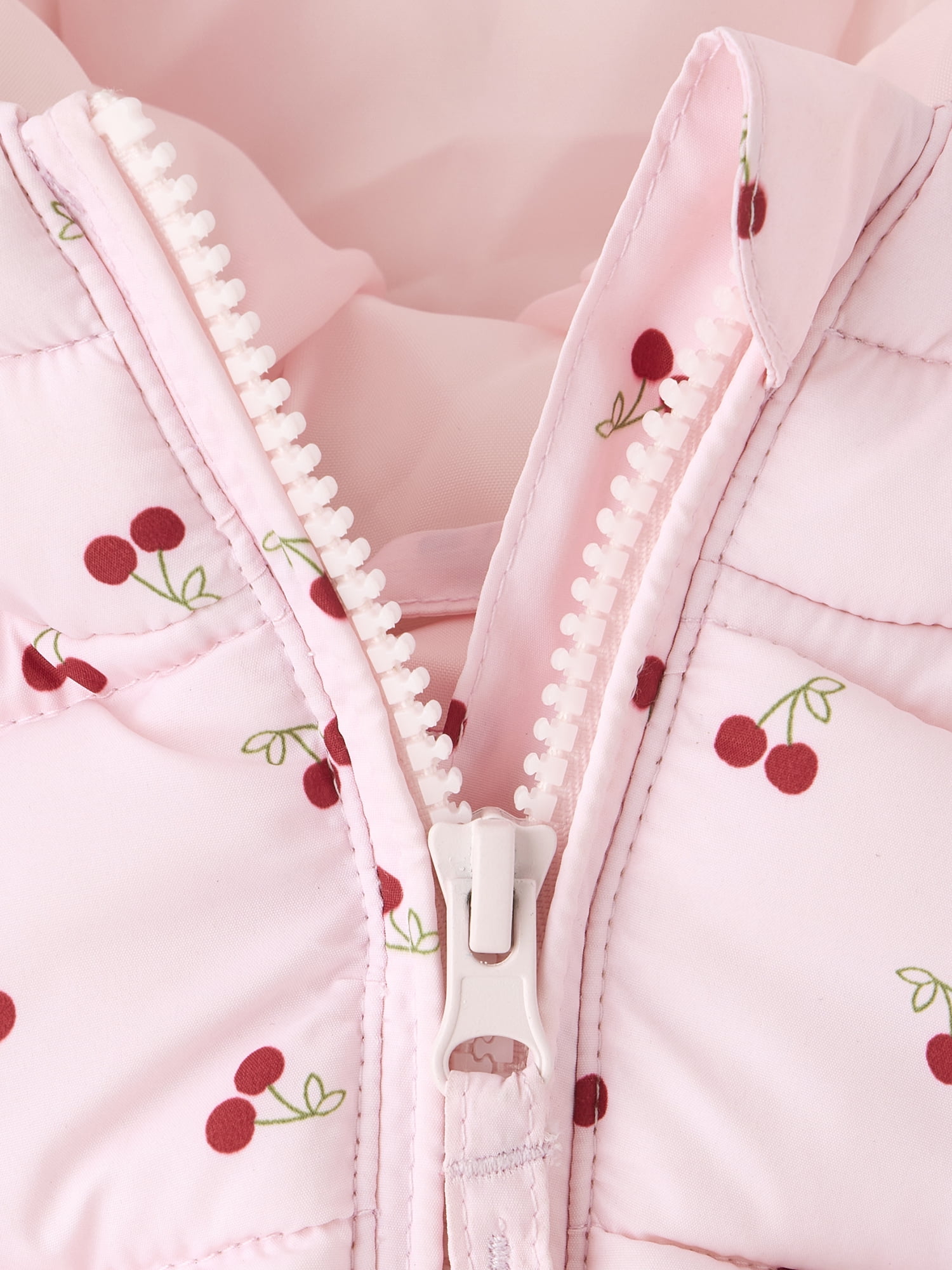 The Children's Place Toddler Girls Long Sleeve Print Hooded Puffer Jacket, Sizes 12M-5T