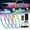 15.5inch, variant on 15.5inch 4 count Double Row RGB Chasing Wheel Ring Lights Rim Lights | APP & Remote Control,366+ Modes,w/Turn Signal Brakeing Reverse Function for Pickup