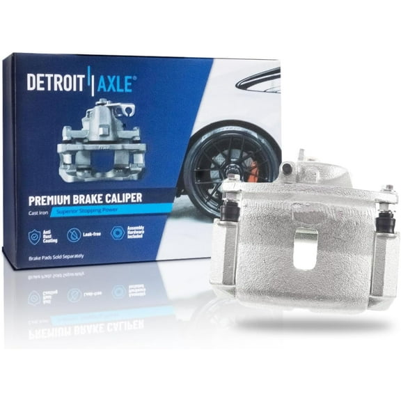 Detroit Axle - Front Right Brake Caliper for 1999-2004 Honda Odyssey 2001 2002 MDX, 2000 2001 2002 2003 Disc Brake Caliper with Bracket Assembly Replacement