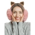 thumbnail image 3 of Deago Fluffy Ear Muff for Women Plush Foldable Earmuffs Kids Winter Earmuffs Girls Boys Cold Weather Ear Warmer, 3 of 9