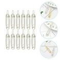 thumbnail image 3 of Shisuyan Safety Pin Shape Hairpin Silver 12Pcs 2.2x0.4In, 3 of 8