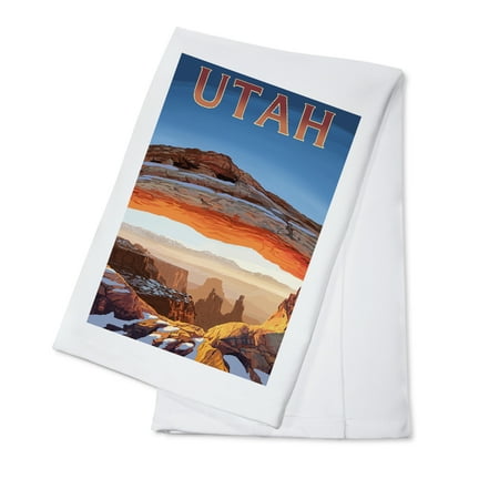 Utah, Canyonlands View (100% Cotton Tea Towel, Decorative Hand Towel, Kitchen and Home)
