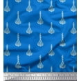 thumbnail image 1 of Soimoi Rayon Fabric Leaves & Floral Block Fabric Prints by Yard 56 Inch Wide, 1 of 3