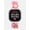 red, variant on San Rio Hello Kitty Unisex Childrens LED Watch With Square Case and Printed Silicone Strap.