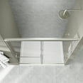 thumbnail image 3 of JimsMaison 56-60"W x 70"H Semi-Frameless Sliding Shower Door,Tempered Glass, Brushed Nickel, 3 of 10