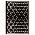 thumbnail image 3 of SAFAVIEH Courtyard Allison Oriental Indoor/Outdoor Area Rug, Black/Beige, 5'3" x 7'7", 3 of 12