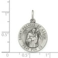 thumbnail image 3 of Sterling Silver Antiqued Saint Francis of Assisi Medal, 3 of 4