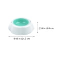 thumbnail image 2 of Miangastore Bol de Refroidissement pour Chien Bol d'Eau pour Animaux Vert Rond 1Ensemble 9.4x6.7x2.6in, 2 of 8