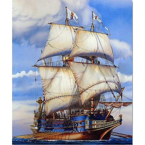 1/200 Spanish Galleon Sailing Ship