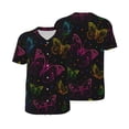 thumbnail image 3 of Daiia Butterfly Mens Baseball Jersey Button Down Shirts Short Sleeve Sports Uniforms-3X-Large, 3 of 9