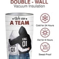 thumbnail image 3 of Valentines Day Gifts for Her Him - Gifts for Wife Husband, Anniversary Birthday Gifts for Girfriend Boyfriend, Wife Christmas Gift Ideas - We''re a Team 20oz Tumbler, 3 of 6