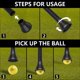 thumbnail image 4 of Recuperador de pelotas de golf, recogedor de pelotas para herramienta de agarre de putter, ventosa,a Afortunado  Sencillez, 4 of 5
