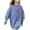 Blue, variant on Edvintorg 4-16Years Girls Sweatshirt Fashion Letter Print Long Sleevele Comfy Crewneck Sweatshirts Casual Loose Pullover Sweatshirts Sportswear Teenage Girls Clothing