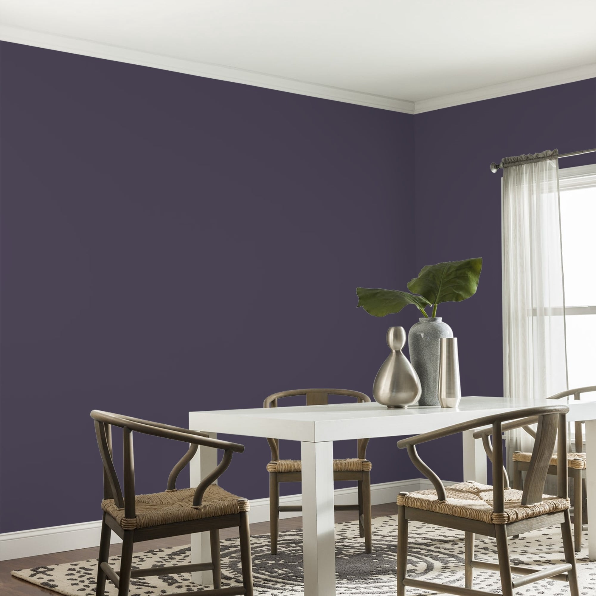 Glidden HEP Blackberry / Purple, Eggshell Interior Paint with Primer, 1 Gallon