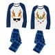 thumbnail image 1 of Conjuntos a juego de pijamas de pareja navideña Conjunto de pijamas verdes para adultos con renos y ciervos, 1 of 3
