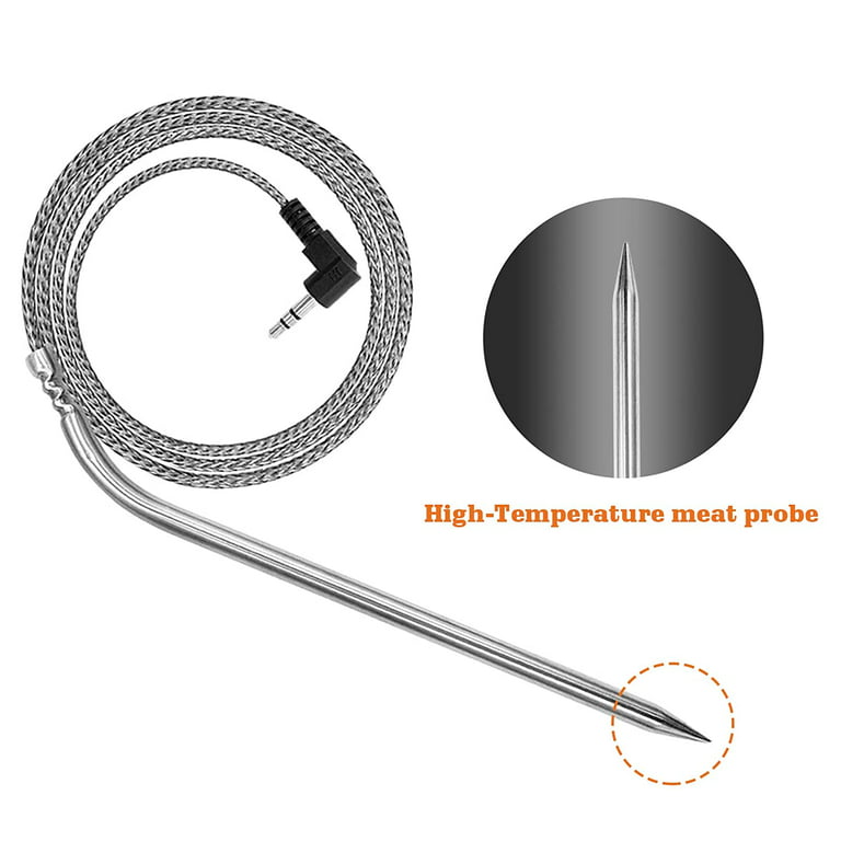 Yaoawe Temperature Meat Probe Replacement for recteq Wood Pellet Grill - Rec Tec Temp Probe with Probe Holder Clip, Other