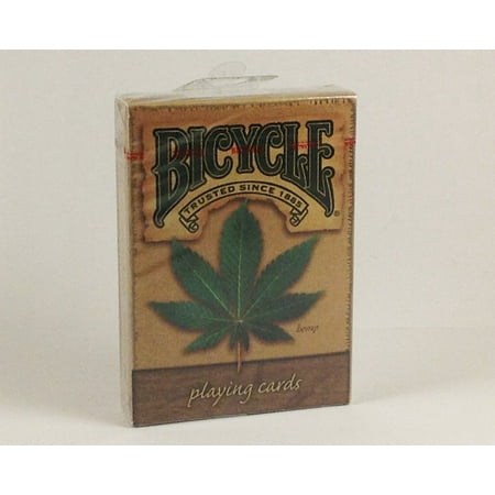 Hemp Deck Playing Cards (2-Pack), Features our classic air-cushion finish and a weathered burlap look By (Best Looking Bicycle Cards)