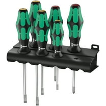 Wera Tools 6Pc Kraftform Plus Lasertip 334/6 Rack Screwdriver Set