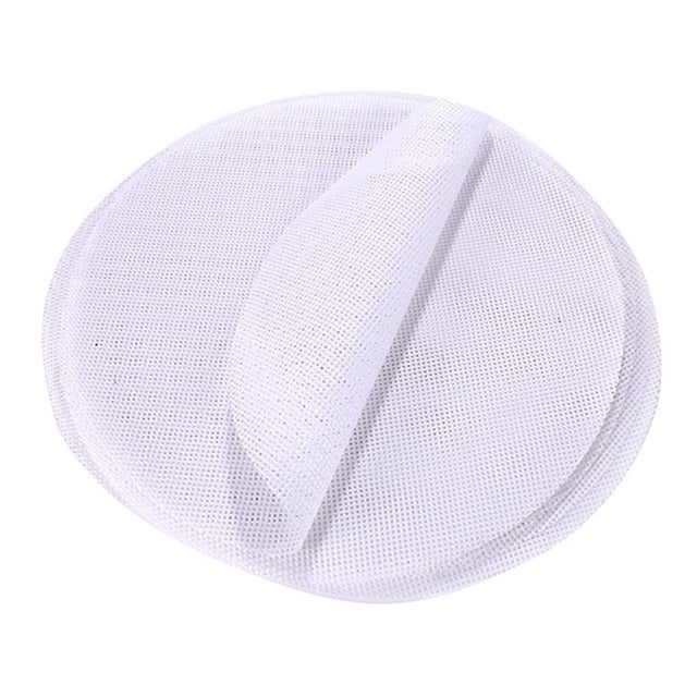 MasteelfCA 5 Pcs Reusable Kitchen Silicone Steamer Mesh Non-stick Pad Round Shape Dumplings Mat Steamed Buns Baking Pastry Dim Sum Mesh-Diameter 24CM