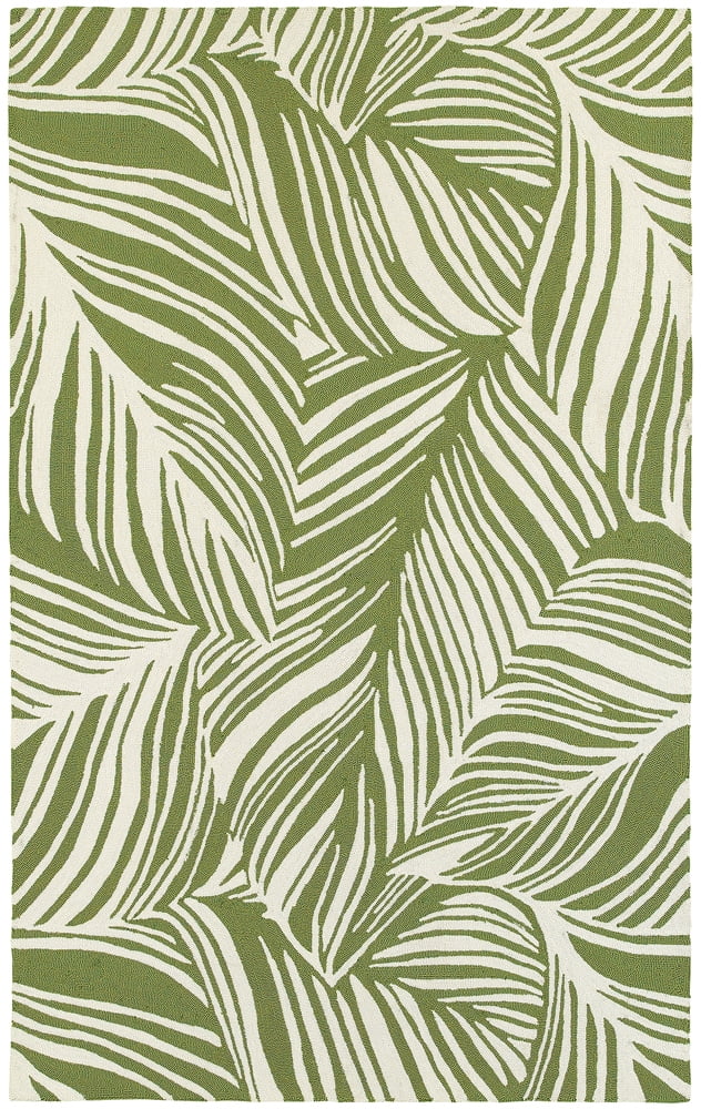 Tommy Bahama Atrium Area Rugs 51104 Contemporary Green Lines Stripes
