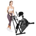 thumbnail image 5 of OUSGAR Upgrade 3 in 1 Elliptical Machine Magnetic Elliptical Trainer and Stationary Exercise Bike Magnetic Recumbent Bike Arm Exerciser Adjustable Elliptical Cross Trainer with 8 Level Resistance and LCD, 5 of 10