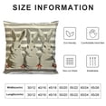 thumbnail image 5 of COMIO Easter Pillow Covers,Holiday Rabbit Decorations Throw Pillow Covers,Spring Farmhouse Decor Pillow Case for Home Sofa Couch Grey(06-12), 5 of 5