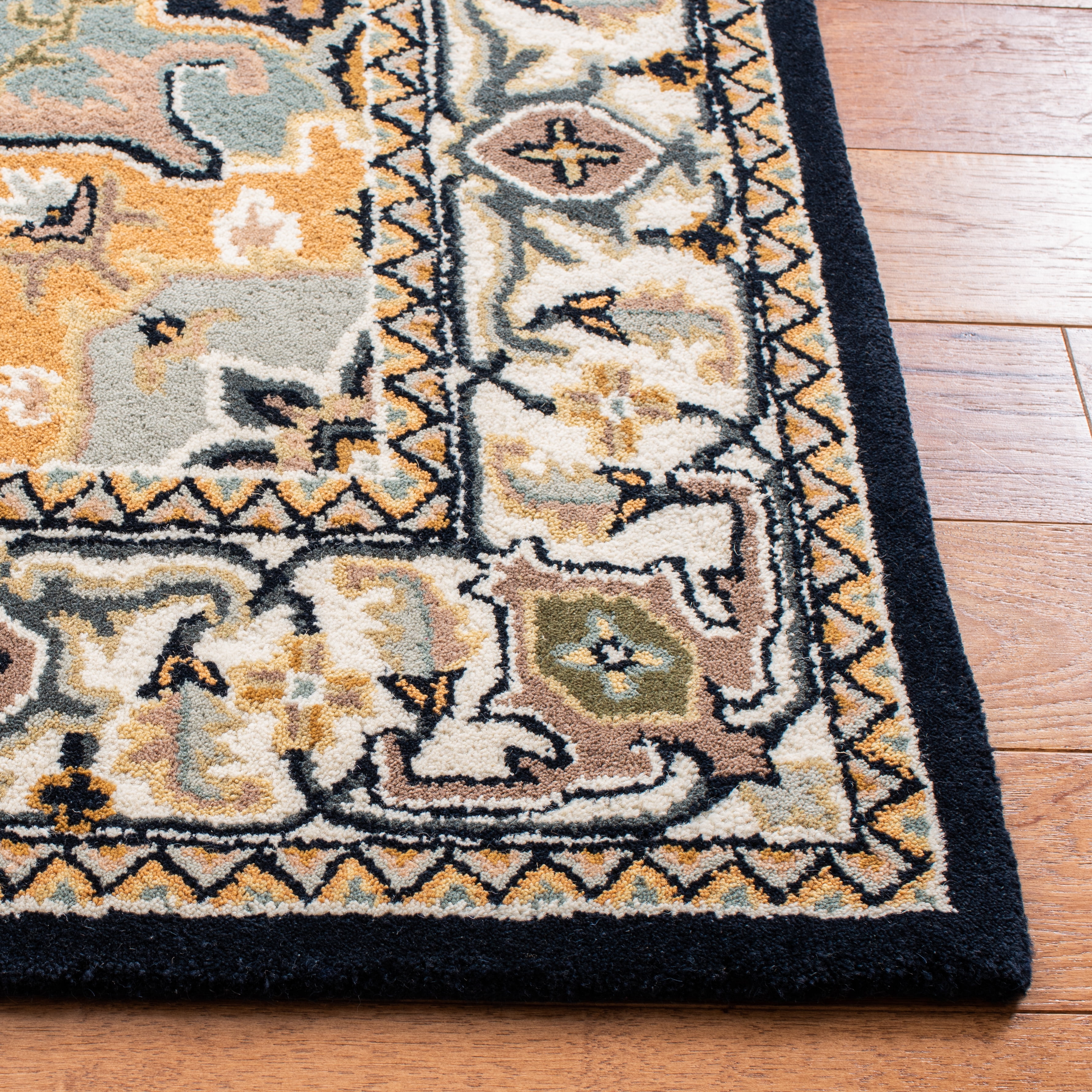 Safavieh Heritage York Oriental Wool Runner Rug, Navy/Ivory, 2'3" x 14'