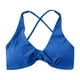 thumbnail image 1 of Sujetador deportivo con espalda abierta para mujer, con tirantes, para yoga y running, poliéster/spandex, sujeción media, S-XL, 1 of 8