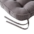 thumbnail image 3 of Gray Hyatt Microfiber 17 x 15 in. Indoor Tufted Chair Cushion (2-Pack) by Greendale Home Fashions, 3 of 6