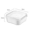 thumbnail image 3 of Transparent Food Storage Container, Airtight Kitchen Organizer with 5 Cup Capacity & Leakproof Lid, Bpa-free & Dishwasher Safe for Easy Cleaning, Ideal for Meal Prep, Pantry Organization,, 3 of 9