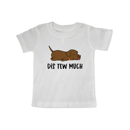 

Inktastic Napping Dis Tew Much Chesapeake Bay Retriever Gift Baby Boy or Baby Girl T-Shirt