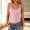Pink, variant on Women's Sequin Spaghetti Strap Tank Top Adjustable Shiny Party Clubwear Camisole Top