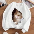 thumbnail image 2 of FINALGANG Girls Cozy Cat Graphic Hoodie Sweatshirt For Kids Comfortable Everyday Wear For School And Play Stylish Top, 2 of 3