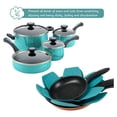 thumbnail image 2 of 12Pcs Feutre Pad Pot Pan Protector Anti Scratch Anti Bâton Ustensiles de Cuisine Outil, 2 of 9