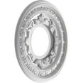 thumbnail image 4 of Ekena Millwork 10"OD x 3 1/2"ID x 3/4"P Baltimore Thermoformed PVC Ceiling Medallion (Fits Canopies up to 4 1/4"), UltraCover Satin Blossom White, 4 of 10