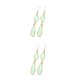 thumbnail image 2 of Minnieouse 1 par de pendientes colgantes, accesorios de joyería de cadena larga con estilo, ropa portátil, suministro a juego, aleación, gota Fruta Verde 2piezas, 2 of 6